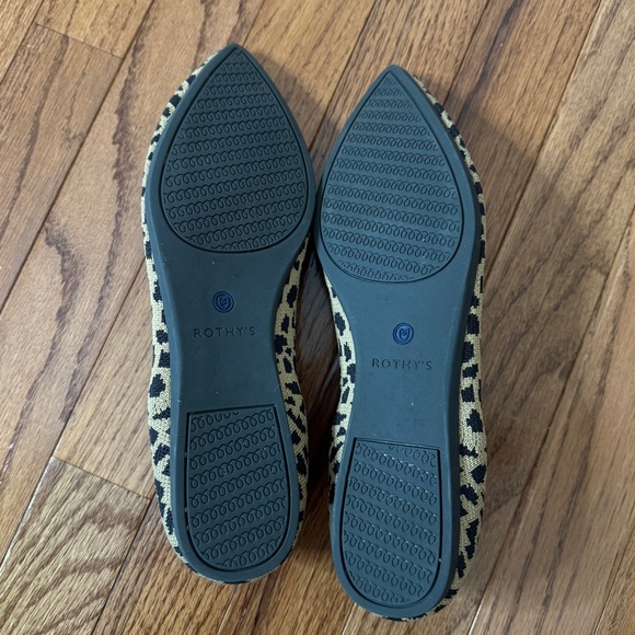 Rothy’s Retired Cheetah Point Leopard Flats Size 8.5 - Picture 6 of 7